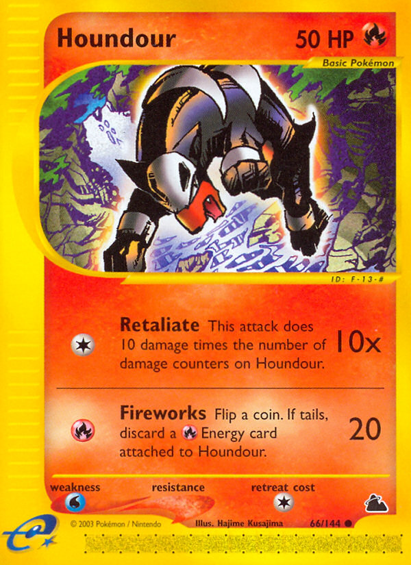 Houndour – Skyridge 66/144 Pokémon card