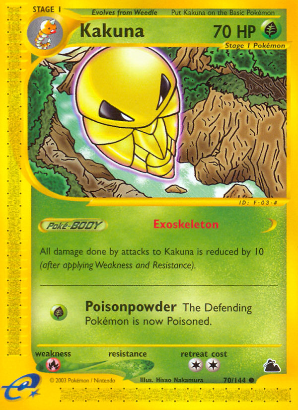 Kakuna – Skyridge 70/144 Pokémon card