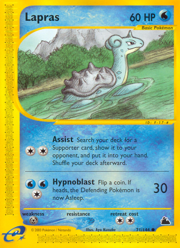 Lapras – Skyridge 71/144 Pokémon card