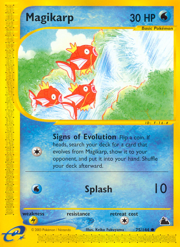 Magikarp – Skyridge 75/144 Pokémon card