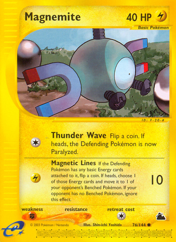 Magnemite – Skyridge 76/144 Pokémon card