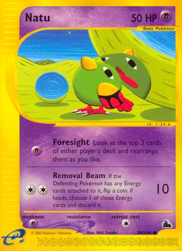 Natu – Skyridge 80/144 Pokémon card