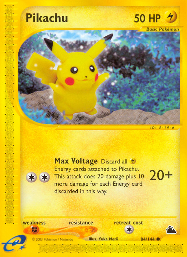 Pikachu – Skyridge 84/144 Pokémon card