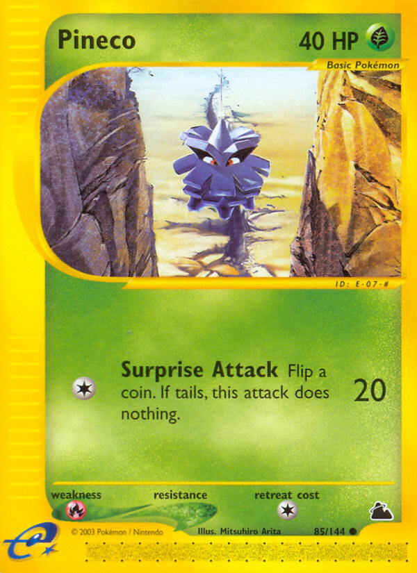 Pineco – Skyridge 85/144 Pokémon card