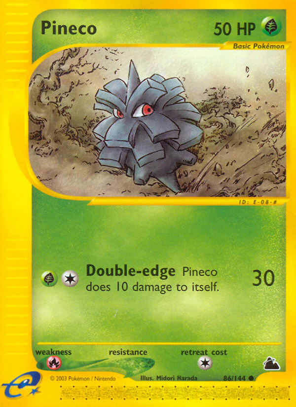 Pineco – Skyridge 86/144 Pokémon card