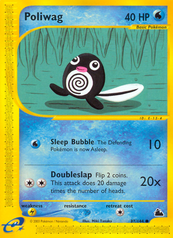 Poliwag – Skyridge 87/144 Pokémon card