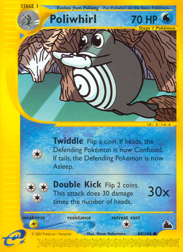 Poliwhirl – Skyridge 88/144 Pokémon card