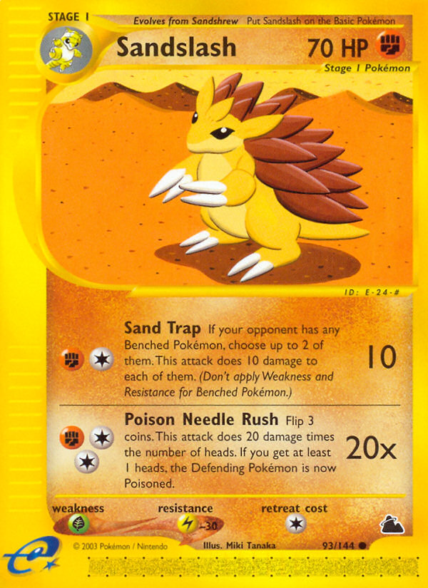 Sandslash – Skyridge 93/144 Pokémon card