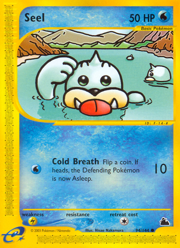 Seel – Skyridge 94/144 Pokémon card