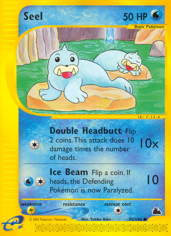 Seel – Skyridge 95/144 Pokémon card