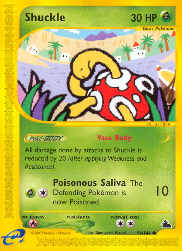 Shuckle – Skyridge 96/144 Pokémon card