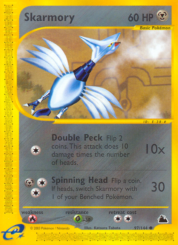 Skarmory – Skyridge 97/144 Pokémon card