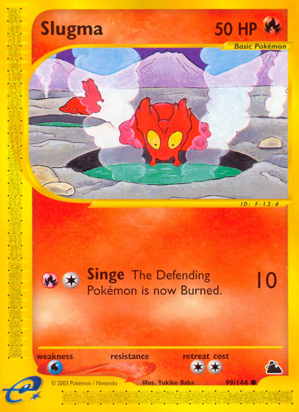 Slugma – Skyridge 99/144 Pokémon card