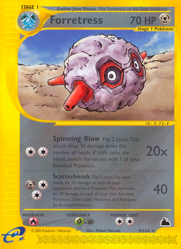 Forretress – Skyridge 9/144 Pokémon card