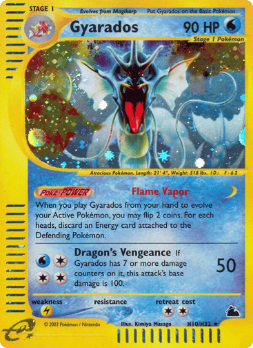 Gyarados - Skyridge H10