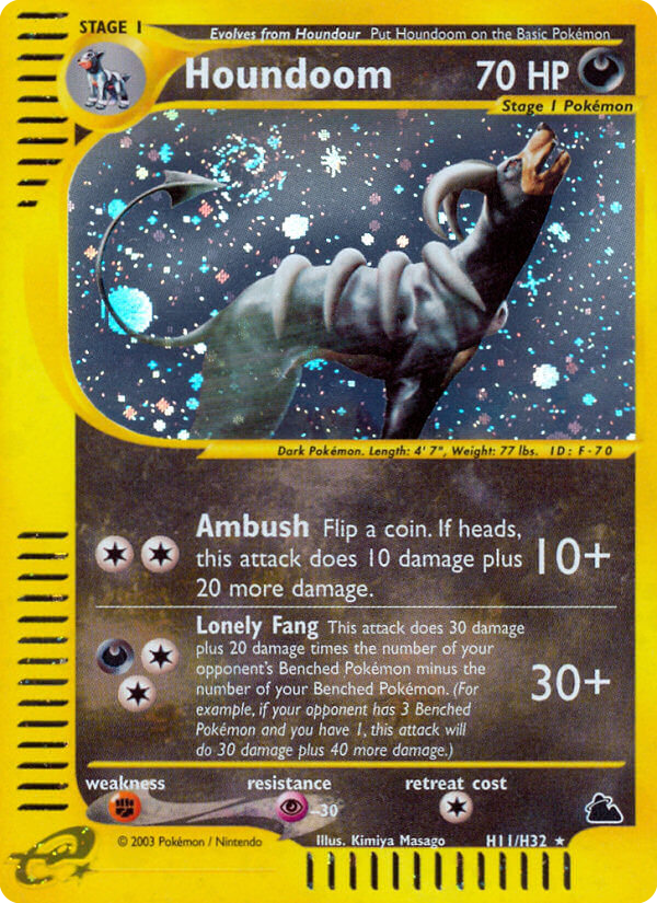 Houndoom – Skyridge H11/H32 Pokémon card