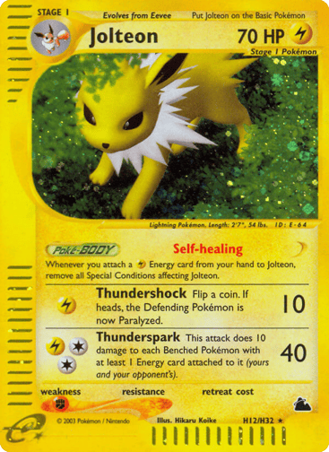 Jolteon - Skyridge H12