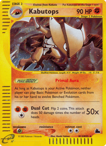 Kabutops - Skyridge H13