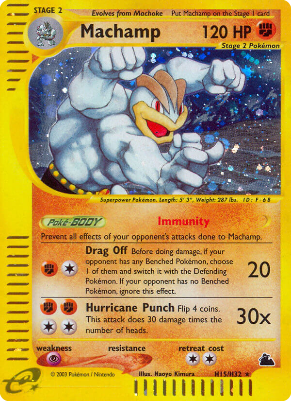 Machamp – Skyridge H15/H32 Pokémon card