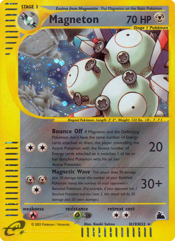 Magneton – Skyridge H19/H32 Pokémon card