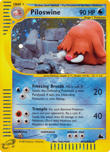 Piloswine - Skyridge H22
