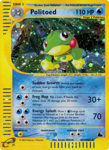Politoed - Skyridge H23