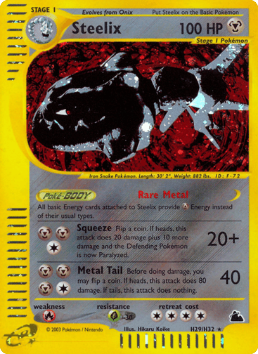 Steelix - Skyridge H29