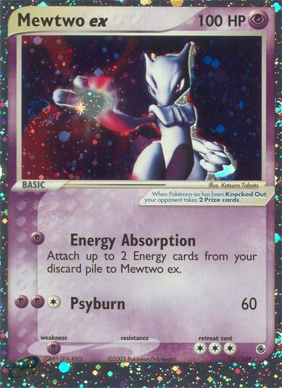 Mewtwo ex – Ruby & Sapphire 101/109 Pokémon card