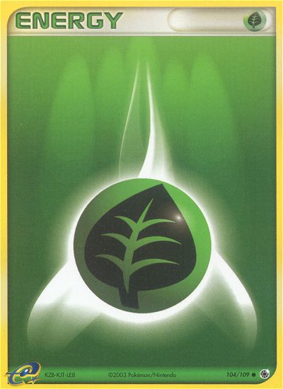 Grass Energy – Ruby & Sapphire 104/109 Pokémon card
