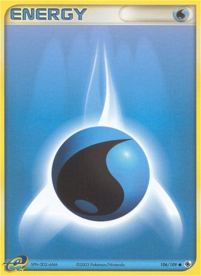 Water Energy – Ruby & Sapphire 106/109 Pokémon card