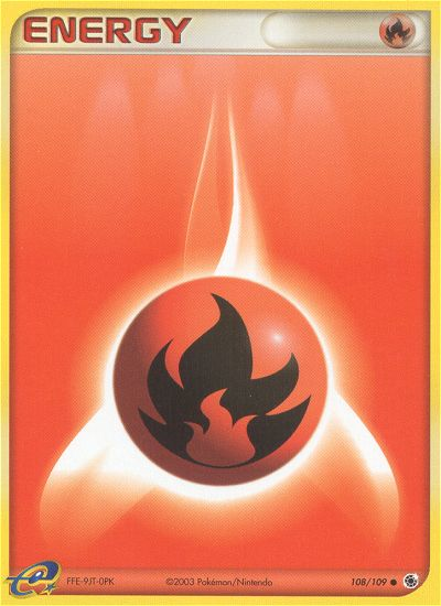 Fire Energy – Ruby & Sapphire 108/109 Pokémon card