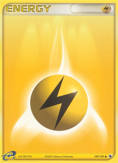 Lightning Energy – Ruby & Sapphire 109/109 Pokémon card