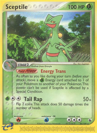 Sceptile – Ruby & Sapphire 20/109 Pokémon card