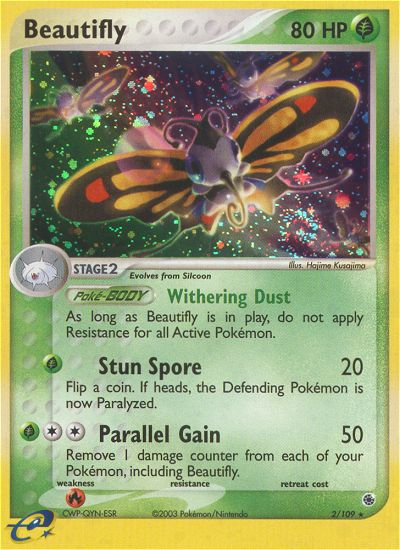 Beautifly – Ruby & Sapphire 2/109 Pokémon card