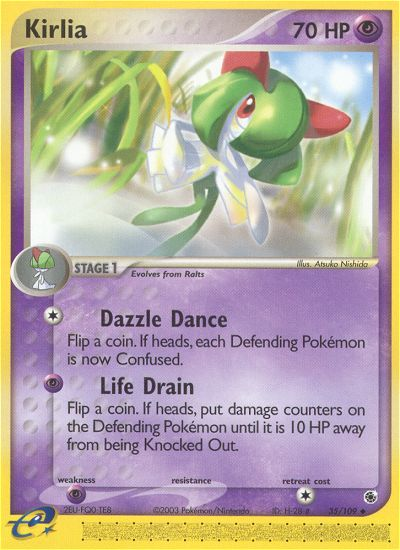 Kirlia – Ruby & Sapphire 35/109 Pokémon card