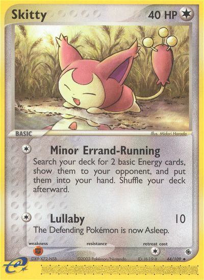 Skitty – Ruby & Sapphire 44/109 Pokémon card