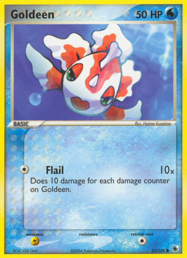 Goldeen – Ruby & Sapphire 55/109 Pokémon card