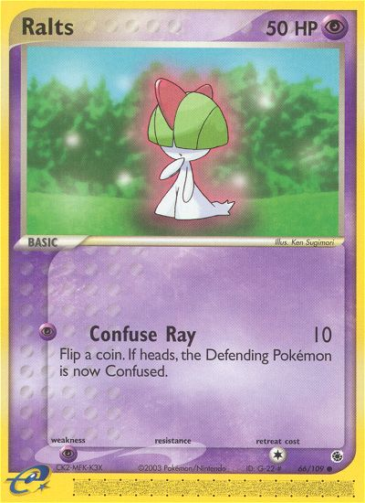 Ralts – Ruby & Sapphire 66/109 Pokémon card