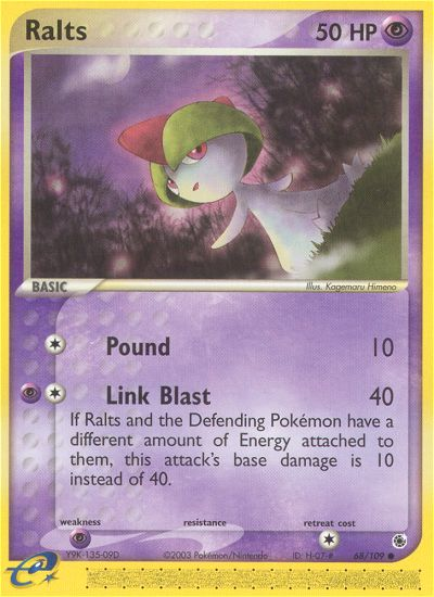 Ralts – Ruby & Sapphire 68/109 Pokémon card