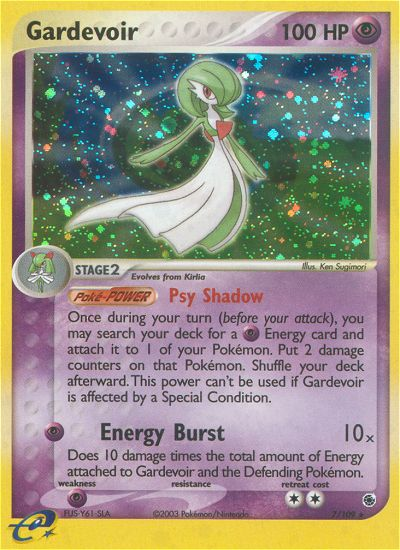 Gardevoir – Ruby & Sapphire 7/109 Pokémon card
