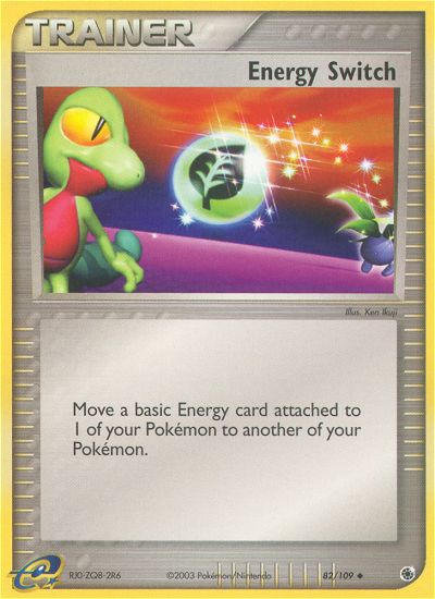 Energy Switch – Ruby & Sapphire 82/109 Pokémon card