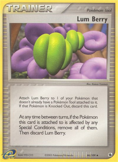 Lum Berry – Ruby & Sapphire 84/109 Pokémon card
