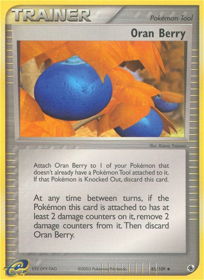 Oran Berry – Ruby & Sapphire 85/109 Pokémon card