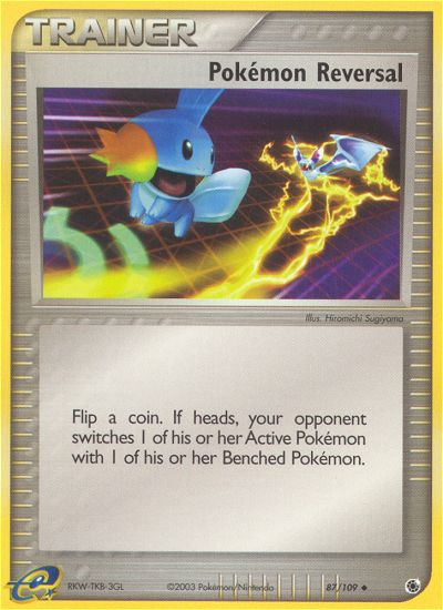 Pokémon Reversal – Ruby & Sapphire 87/109 Pokémon card