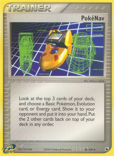 PokéNav – Ruby & Sapphire 88/109 Pokémon card