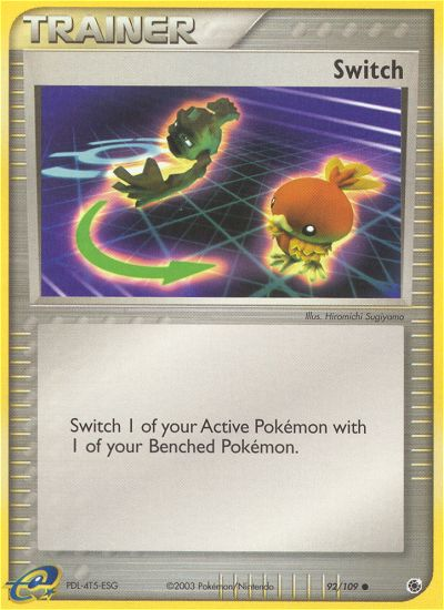 Switch – Ruby & Sapphire 92/109 Pokémon card