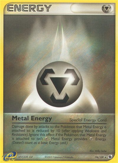 Metal Energy – Ruby & Sapphire 94/109 Pokémon card