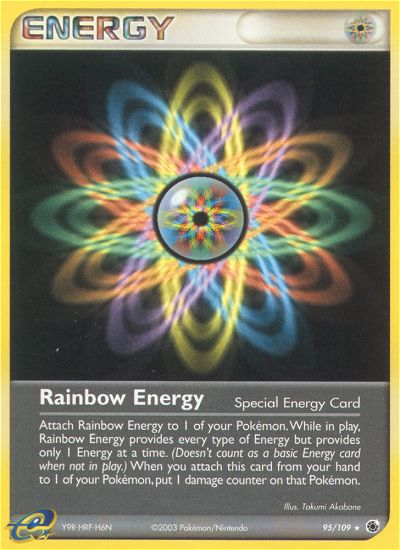 Rainbow Energy – Ruby & Sapphire 95/109 Pokémon card