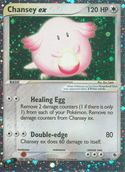 Chansey ex – Ruby & Sapphire 96/109 Pokémon card