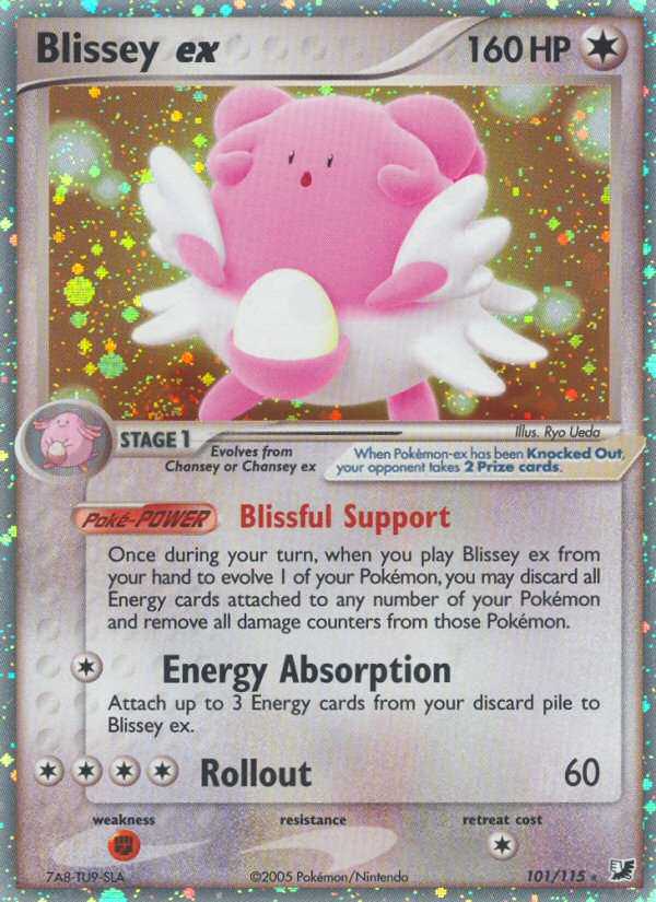 Blissey ex – Unseen Forces 101/115 Pokémon card